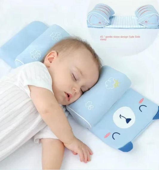 Soft Baby Head Shaping Pillow for 0-12 Months – Prevents Flat Head | Ultra Comfort Support